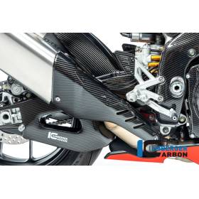 Protection de silencieux brillant Aprilia Tuono V4 2021 - Ilmberger Carbon