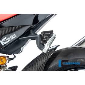 Protection de talon arrière gauche brillant Aprilia Tuono V4 2021 - Ilmberger Carbon