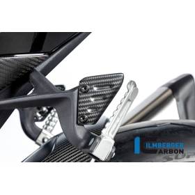 Protection de talon arrière gauche mat Aprilia Tuono V4 2021 - Ilmberger Carbon