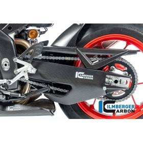 Cache bras oscillant côté gauche mat Aprilia Tuono V4 2021 - Ilmberger Carbon