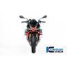 Déflecteur de vent sur le carénage supérieur côté gauche mat Aprilia Tuono V4 2021 - Ilmberger Carbon