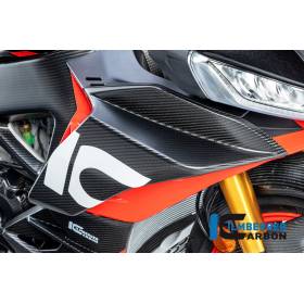 Déflecteur de vent sur le carénage supérieur côté droit mat Aprilia Tuono V4 2021 - Ilmberger Carbon