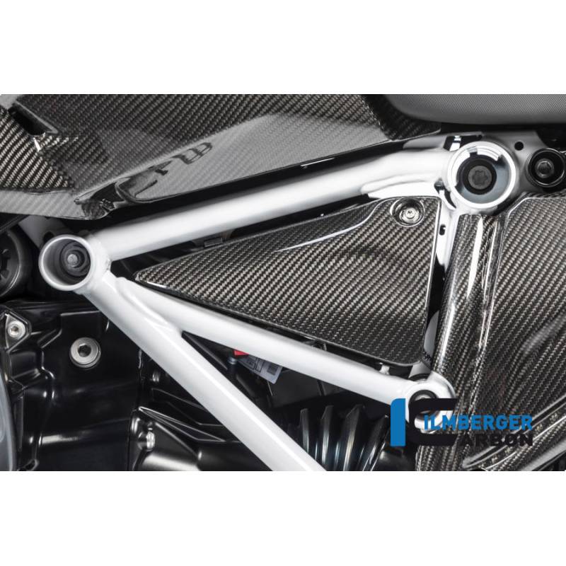 Cache du triangle de cadre côté gauche BMW R1250R 2019 - Ilmberger Carbon