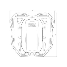 Porte-bagages arrière BMW S1000XR 2024 - Hepco-Becker Smartrack