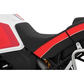 Selle pilote Ducati DesertX - Wunderlich X-Design Red Extra Haute