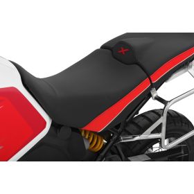 Selle pilote Ducati DesertX - Wunderlich X-Design Red Extra Haute