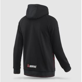 Sweat à capuche Noir Corpo Zip - Akrapovic