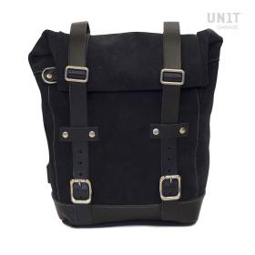 Sacoche cavalière cuir Unit Garage U002 Jet Black