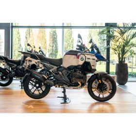 Silencieux EURO 5+ BMW R1300GS et Adv - BOS Desert Fox Noir/bleu