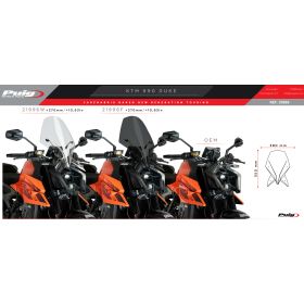 Bulle Touring KTM 990 DUKE / R 2024+ / Puig 21996