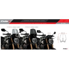 Bulle Sport Honda CB650R Neo Sports Cafe 2024+ / Puig 21960