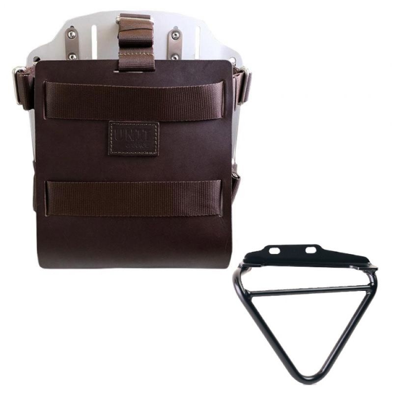 Porte sac gauche Husqvarna Svartpilen 125-250-401 2024+ / Unit Garage Cuir Brown