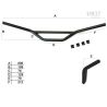 Guidon bas pour moto BMW R12 - Unit Garage 1613Low_21+ADP2