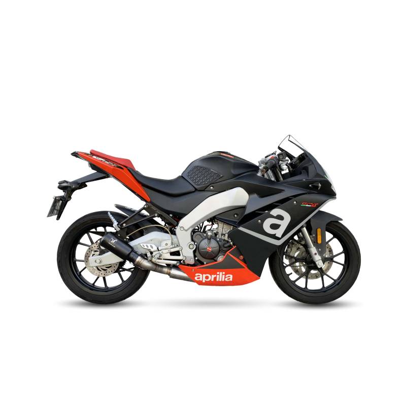 SILENCIEUX D'ÉCHAPPEMENT MK2 SERIES BLACK - APRILIA DERBI 125 - IXRACE