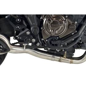 LIGNE HOMOLOGUÉE D'ÉCHAPPEMENT EN CARBON DCX2 SERIES CARBON FORGED - YAMAHA MT-07 - IXRACE