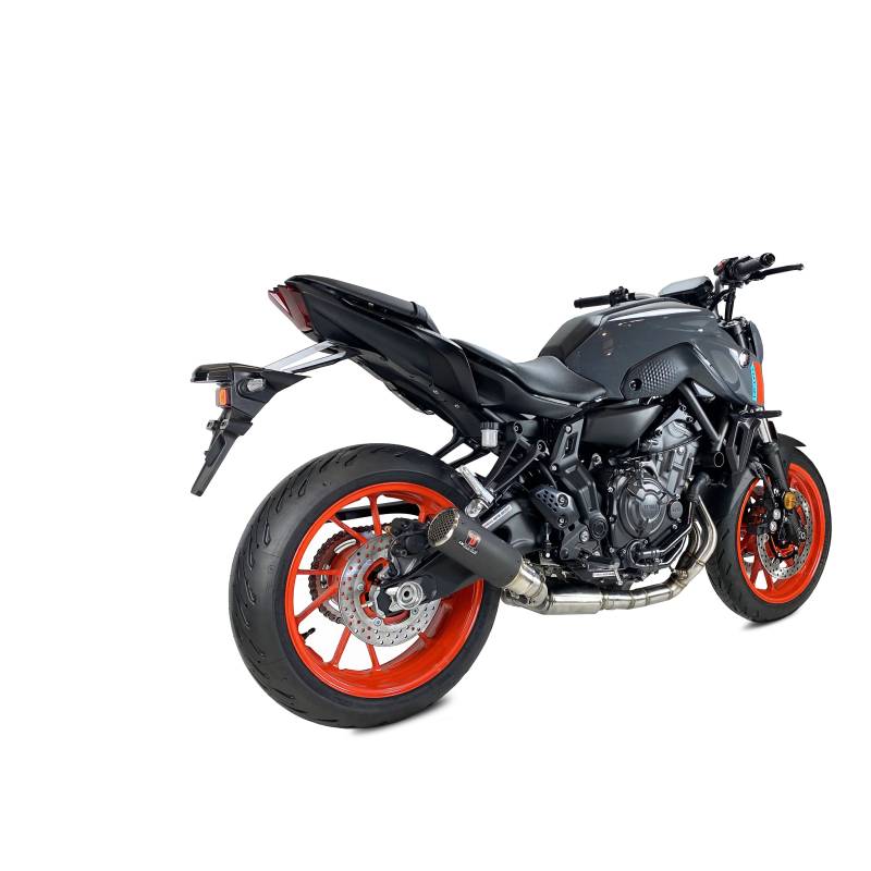 LIGNE HOMOLOGUÉE D'ÉCHAPPEMENT DCX SERIES CARBON FORGED - YAMAHA MT-07 - IXRACE