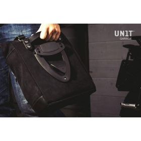 Unit Garage Sacoche Scram cuir Jet Black / U202JB