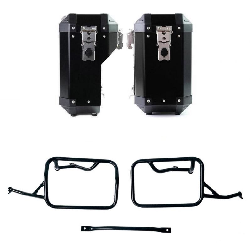 kit valises alu 40L+34L BMW R12 Nine T - Atlas Unit Garage AL1C_BL+4303