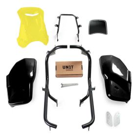 Kit Dual Noir brillant Unit garage pour Triumph Scrambler 1200