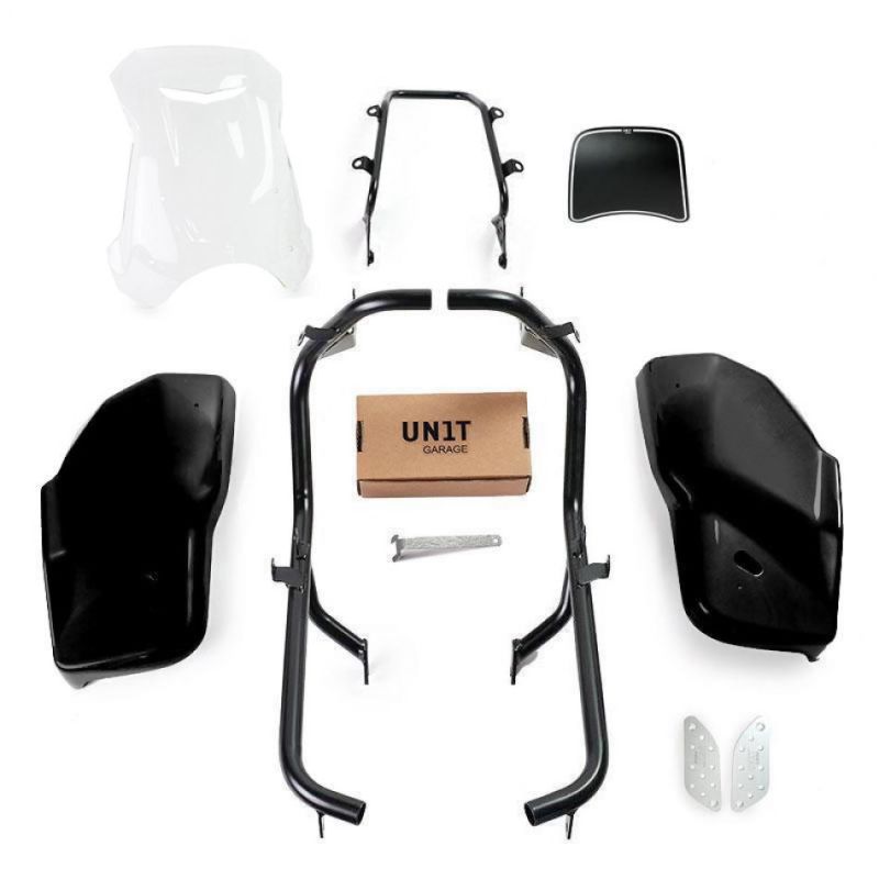 Kit Dual Noir mat Unit garage pour Triumph Scrambler 1200