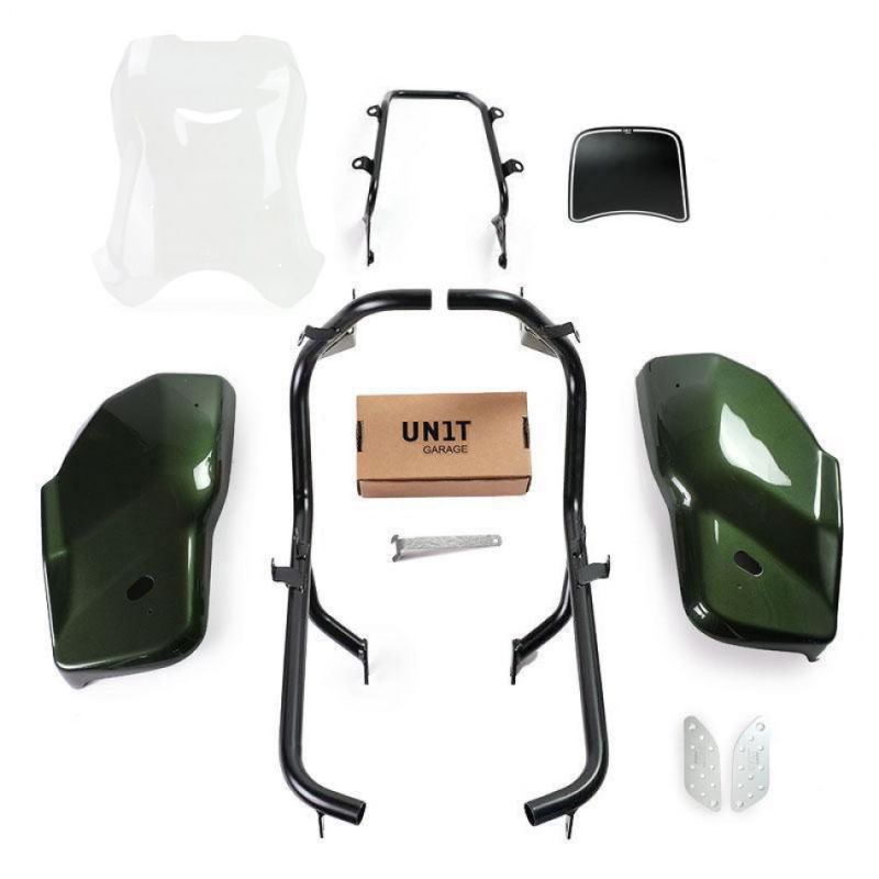 Kit Dual XL Vert Unit garage pour Triumph Scrambler 1200