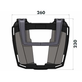 Support Top-case Hepco-Becker pour BMW R1300GS Adventure 