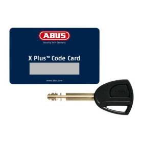 Combinaison de cadenas à disque ABUS Detecto XPlus incl. chaîne jaune