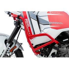 Arceau de protection du carénage Wunderlich rouge Avec la protection moteur Offroad