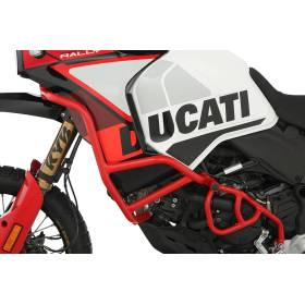 Arceau de protection du carénage Wunderlich rouge Avec la protection moteur Offroad