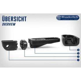 Wunderlich Articulation Vario passager EVO1 (paire) noir