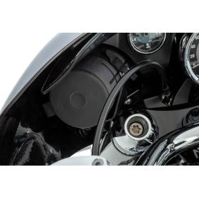 Support de haut-parleur/bouteille Wunderlich pour carénage de phare HIGHWAY R 18 noir