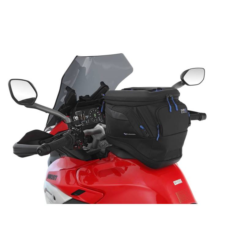 Sacoche de réservoir CLICK BAG 16 Wunderlich noir - Ducati Multistrada V2/V4