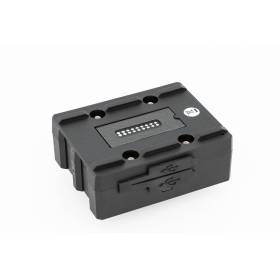 Boîtier de chargement USB Wunderlich - SP-Connect avec adaptateur SPC+ noir