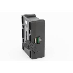 Boîtier de chargement USB Wunderlich - SP-Connect avec adaptateur SPC+ noir