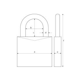 Serrure à combinaison ABUS 145 noir