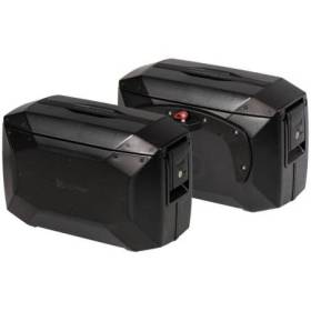 Valises latérales Xcore pour porte-bagages C-Bow Hepco&Becker noir Set