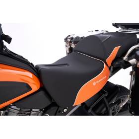 Wunderlich Selle haute conducteur AKTIVKOMFORT Noir-orange - Harley Davidson Pan American 1250 / Spécial