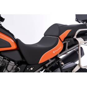 Wunderlich Selle basse conducteur AKTIVKOMFORT Noir-orange - Harley Davidson Pan American 1250 / Spécial