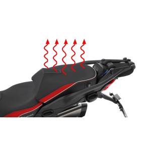 Wunderlich Selle passager chauffante AKTIVKOMFORT noir-rouge - Ducati Multistrada V4