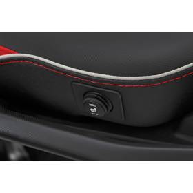 Wunderlich Selle passager chauffante AKTIVKOMFORT noir-rouge - Ducati Multistrada V4