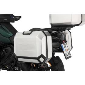 Wunderlich Ensemble de valises X-CASE X36 en aluminium avec serrure codable argent Set