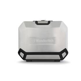 Wunderlich Ensemble de valises X-CASE X36 en aluminium avec serrure codable argent Set