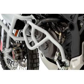 Arceau de protection moteur Wunderlich gauche blanc - Ducati DeserX