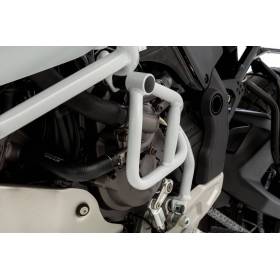 Arceau de protection moteur Wunderlich gauche blanc - Ducati DeserX