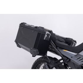 Kit bagagerie Moto-Guzzi Stelvio 2024+ / SW Motech Aventure Noir