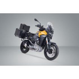 Kit bagagerie Moto-Guzzi Stelvio 2024+ / SW Motech Aventure Noir