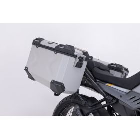 Kit bagagerie Moto-Guzzi Stelvio 2024+ / SW Motech Aventure Gris