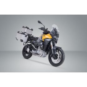 Kit bagagerie Moto-Guzzi Stelvio 2024+ / SW Motech Aventure Gris