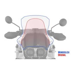 Wunderlich Bulle de carénage MARATHON - Pour les modèles avec protège-mains Enduro d'origine transparent