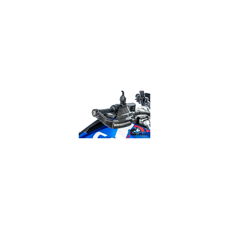 Protège-main droit Ilmberger Carbone pour BMW R1300GS -  CG.HPR.005.R23GS